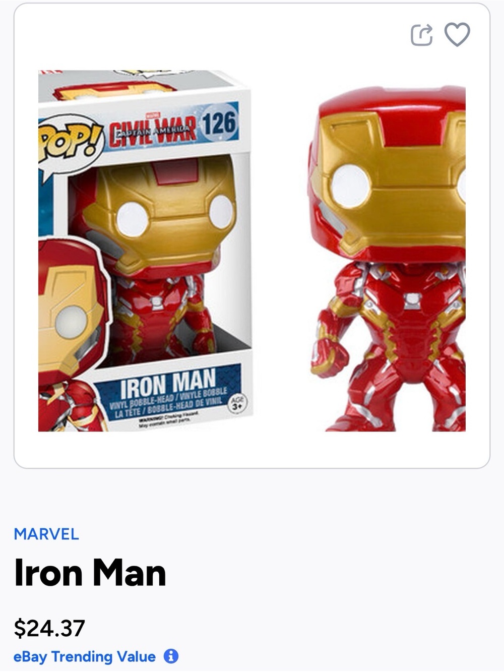 Funko- Iron Man- 126